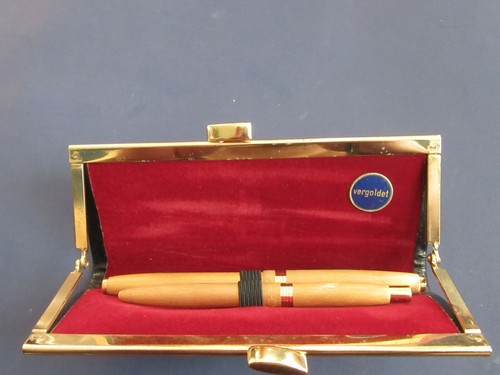 Goldenes schreibset - schreibset, im